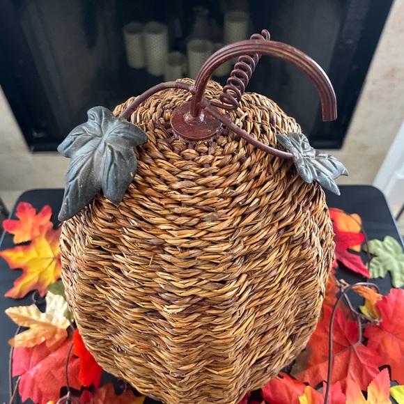 Woven Decorative Pumpkin - Picture 3 of 5
